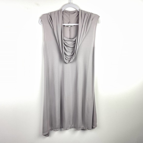 Bryn Walker Dresses & Skirts - Bryan Walker USA Light Gray Cowl Neck Dress Size Small